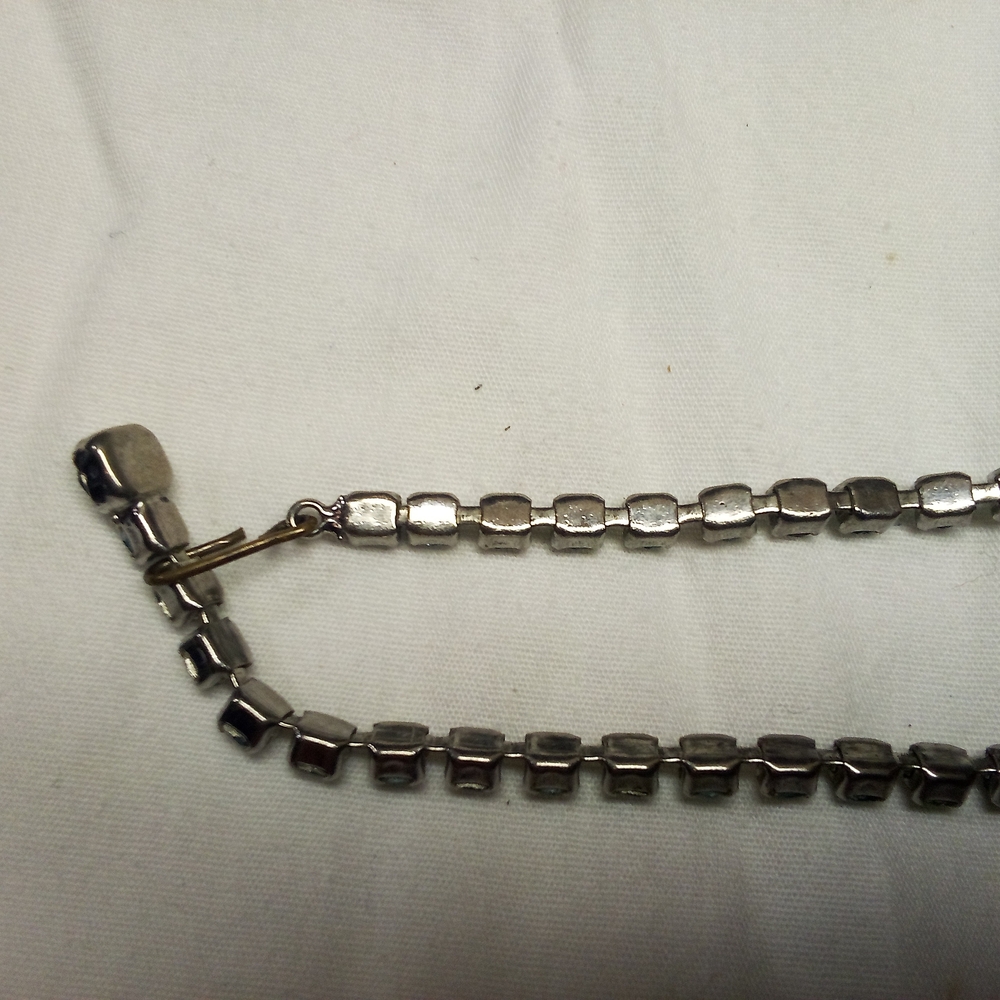 Vintage Saphiret Costume Jewelry Necklace Rare - Picture 4 of 5
